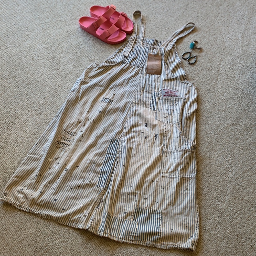 Magnolia Pearl Sanforized Denim Distressed Dress